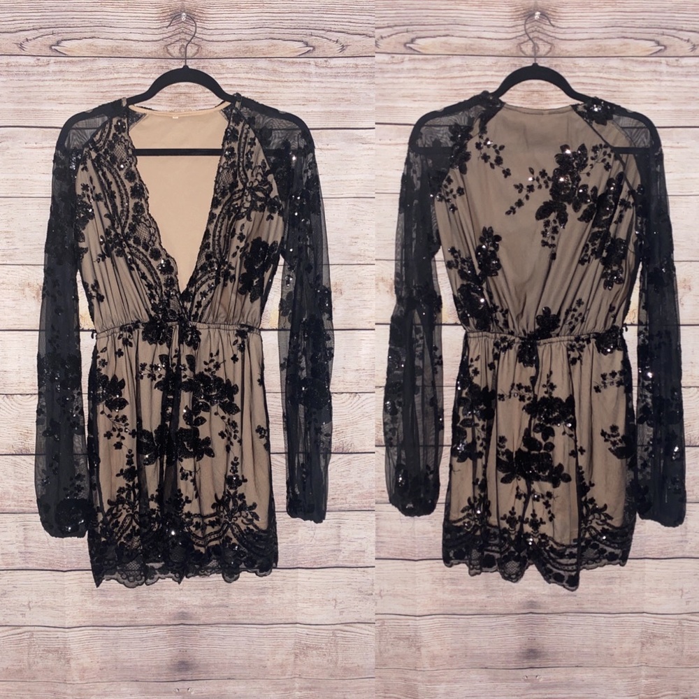Full Sequin Romper